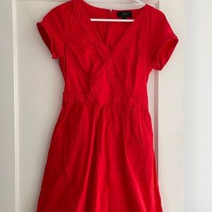 Jcrew Red Dress